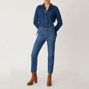 M.I.H JEANS CULT MID RISE STRAIGHT JEANS SIZE 24 "NWT"